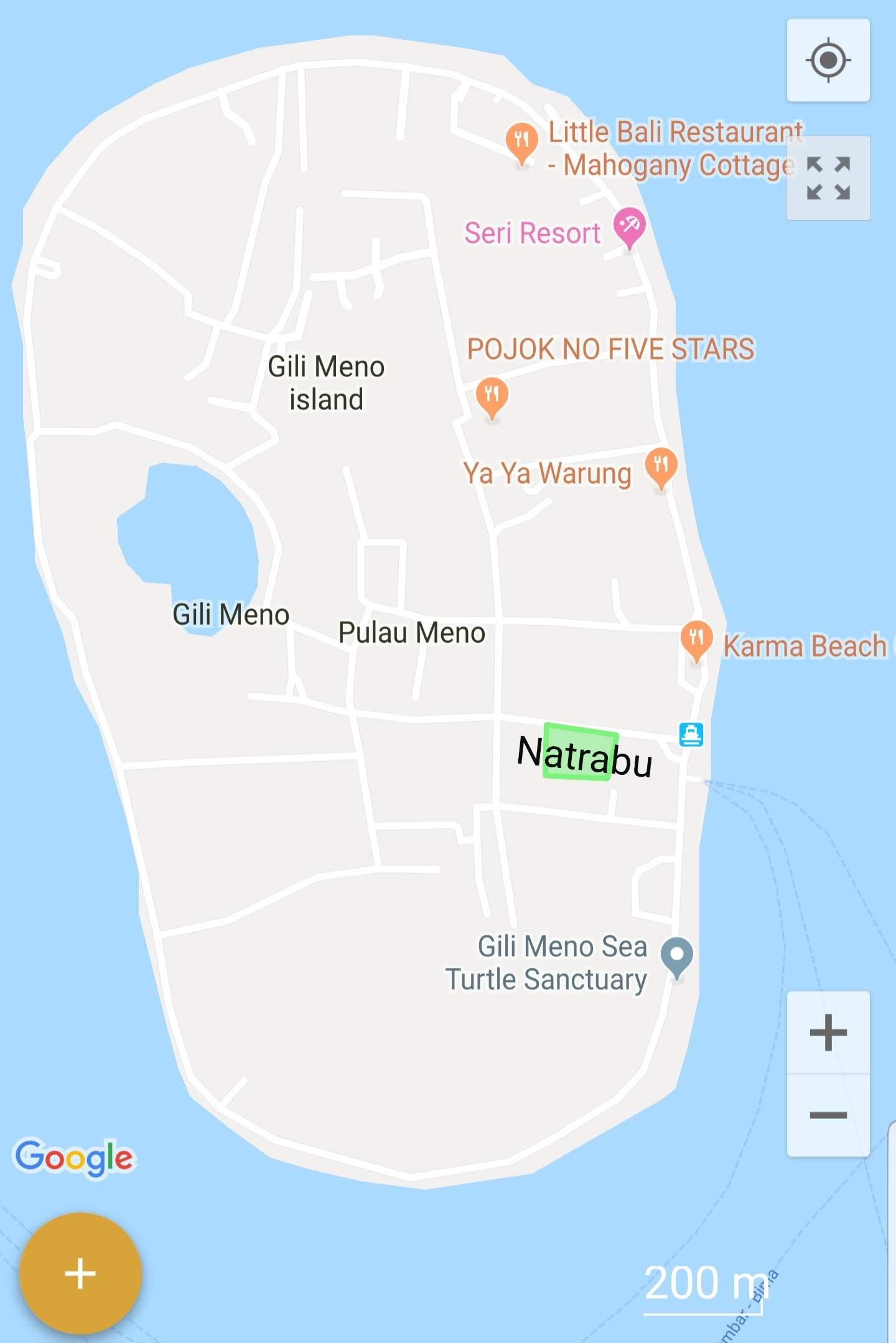 Tanah di jual NATRABU ( Gili Meno )